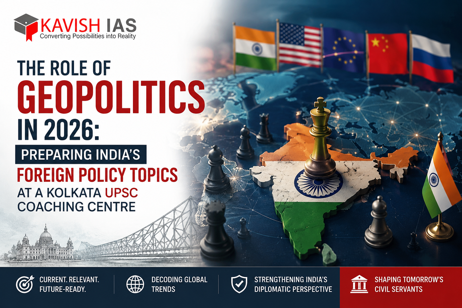 The Role of Geopolitics in 2026: Preparing India’s Foreign Policy Topics at a Kolkata UPSC Coaching Centre