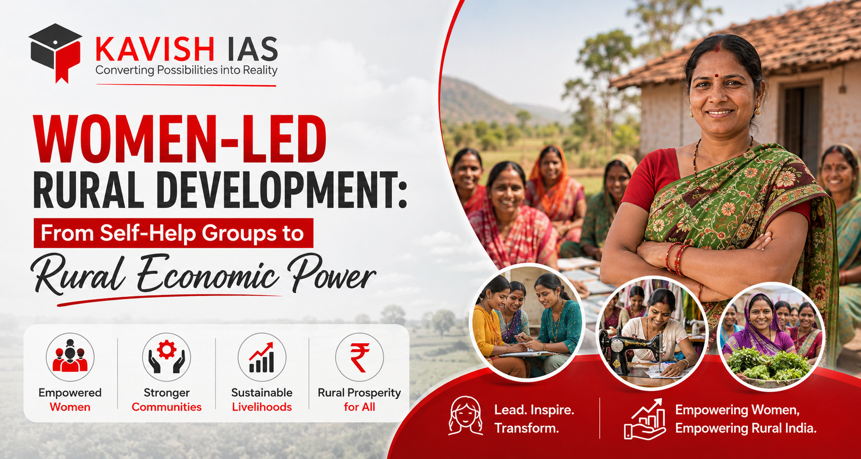 Women-Led Rural Development: From Self-Help Groups to Rural Economic Power